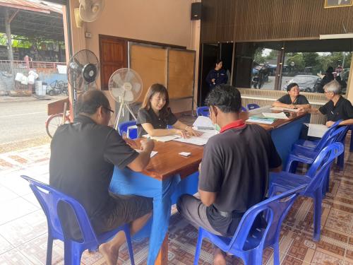 สพอ.วัดเพลง: ลงพื้นที่ติดตามการดำเนินงานโครงการแก้ไขปัญหาความยากจน (กข.คจ.)